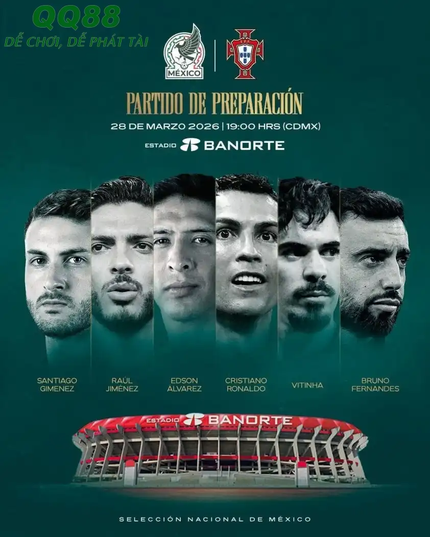 Ronaldo chuẩn bị đối đầu Mexico trong trận giao hữu hứa hẹn nhiều điều thú vị