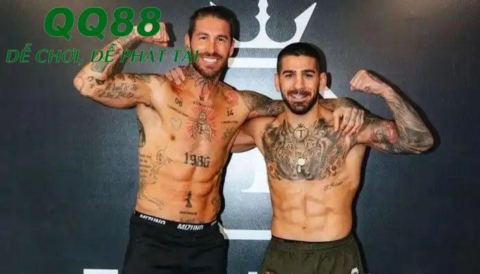 Sergio Ramos vẫn thường xuyên tập luyện với nhà vô địch UFC Topuria.